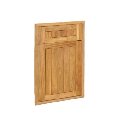 Pacific Teak Millsworks 18 Inch Cottage Panel Single Access Door W/ False Drawer