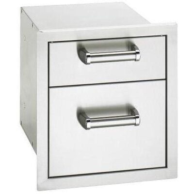 Fire Magic Premium Flush 14-Inch Double Access Drawer With Soft Close – 53802SC