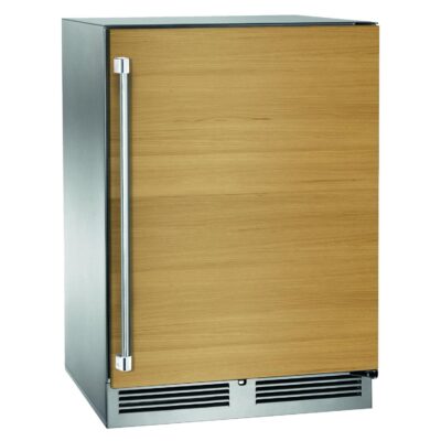 Perlick 24-Inch Signature Series Stainless Steel Panel Ready Outdoor Wine Reserve w/ Door Lock – Right Hinged – HP24WO-4-2RL