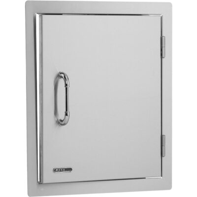 Bull 18-Inch Right Hinged Stainless Steel Single Access Door – Vertical – 89975