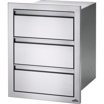 Napoleon 18-Inch Stainless Steel Triple Drawer – BI-1824-3DR