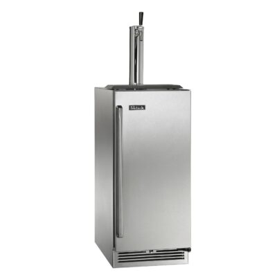 Perlick 15-Inch Signature Series Stainless Steel Outdoor Beverage Dispenser – Right Hinged – HP15TO-4-1R-1