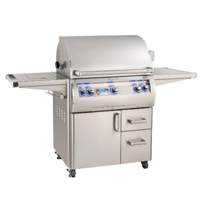 Fire Magic Echelon Diamond E660S 30-Inch Propane Gas Grill W/ Side Burner, Rotisserie, & Digital Thermometer – E660S-8E1P-62