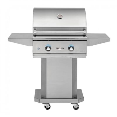 Delta Heat 26-Inch 2-Burner Natural Gas Grill On Pedestal Cart