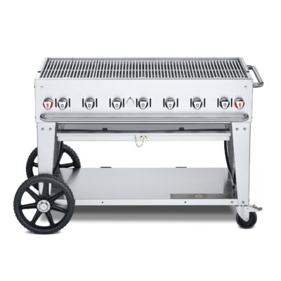 Crown Verity 48-Inch Single Inlet (Bulk Tanks Only) Mobile Propane Grill – CV-MCB-48-SI BULK