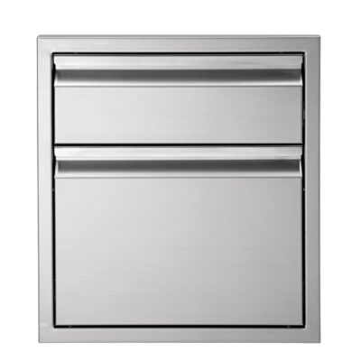 Twin Eagles 19-Inch Stainless Steel Double Access Drawer – TESD192-B