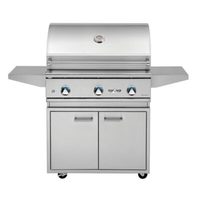 Delta Heat 32-Inch 3-Burner Propane Gas Grill On Cart