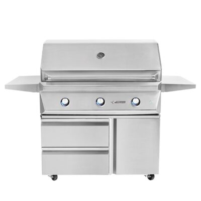 Twin Eagles 42-Inch 3-Burner Propane Gas Grill On Deluxe Cart