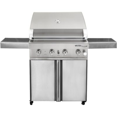 Turbo Elite 32-Inch 4-Burner Propane Gas Grill With Rear Infrared Burner – BTE3221BLP