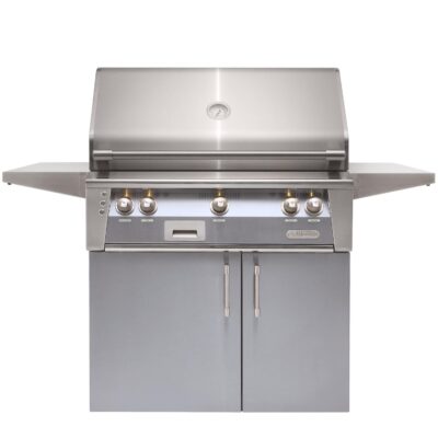 Alfresco ALXE 36-Inch Natural Gas Grill With Rotisserie – Signal Gray – ALXE-36C-NG-S7004