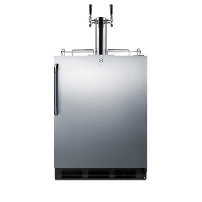 Summit ADA Compliant Outdoor Rated Double Tap Beer Dispenser / Kegerator – SBC58BSSBIOSADA