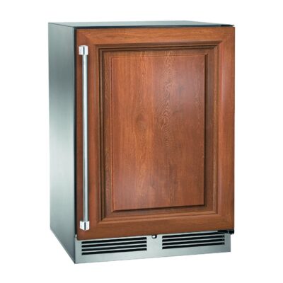 Perlick 24-Inch Signature Series Marine & Coastal Series Stainless Steel Panel Ready Outdoor Dual-Zone Wine Reserve – Right Hinge – HP24DM-4-2R