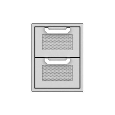 Hestan 16-Inch Double Storage Drawers – Steeletto – AGDR16-SS