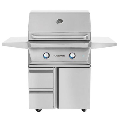 Twin Eagles 30-Inch 2-Burner Propane Gas Grill On Deluxe Cart