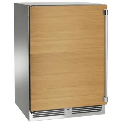 Perlick 24-Inch Signature Series Stainless Steel Panel Ready Outdoor Wine Reserve – Left Hinged – HP24WO-4-2L