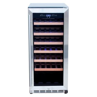 American Made Grills 15-Inch Outdoor Rated Wine Cooler – AMG-RFR-15W